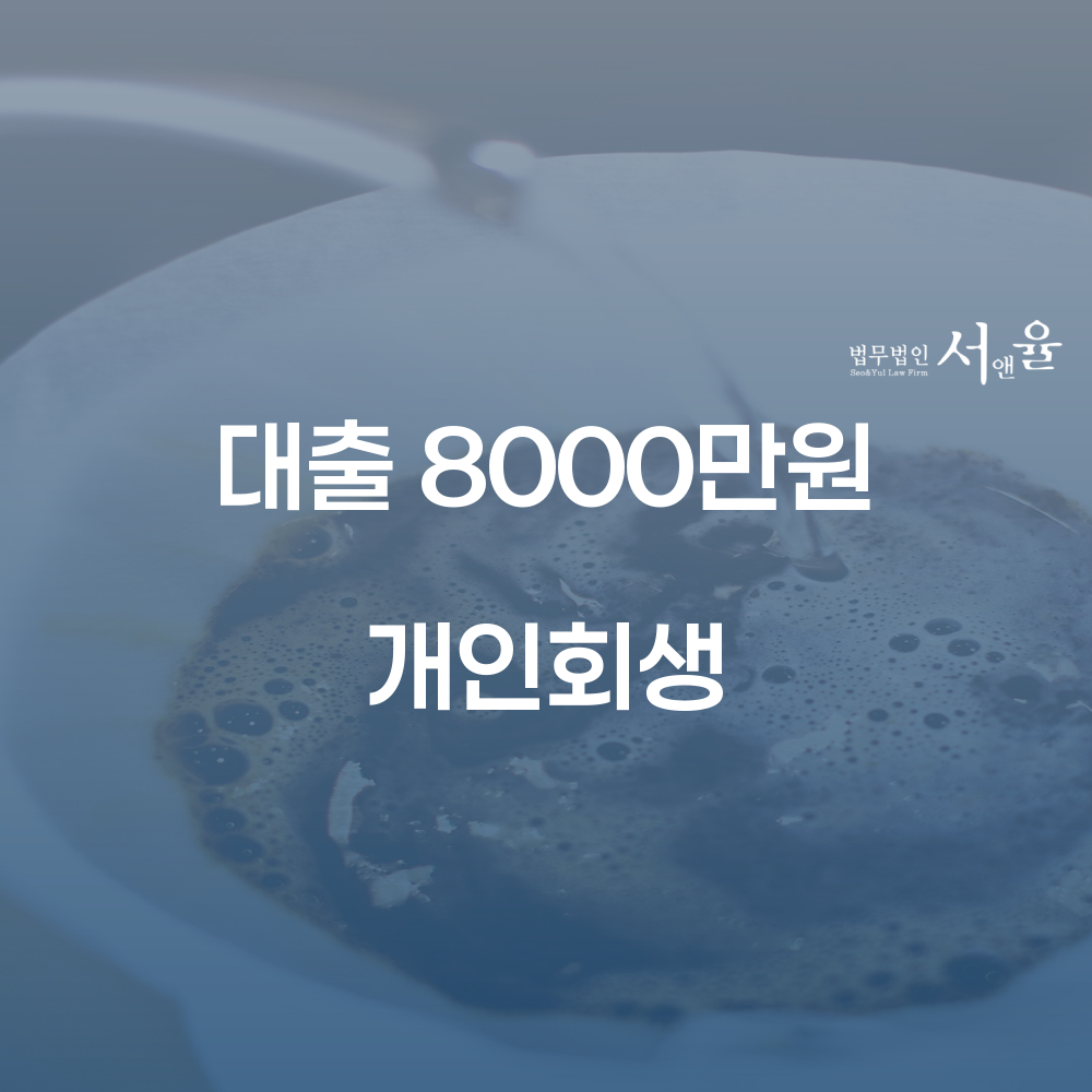 대출 8000만원 개인회생 절차와 성공 사례