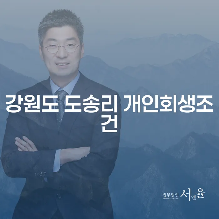강원도 도송리에서의 개인회생조건, 어떻게 준비해야 할까요?